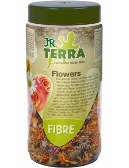 JR Farm Terra Fibre Flowers - лакомство за влечуги - Цветя сушени - 50 гр.