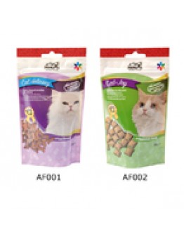 Camon AF002 snack with poultry and cat grass - лакомство за котки с трева - 50 гр.