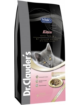 Dr. Clauder's - Super Premium Cat Kitten – Супер премиум суха, гранулирана храна за малки котета от всички породи до 1 година с пиле и риба  - 2 кг.