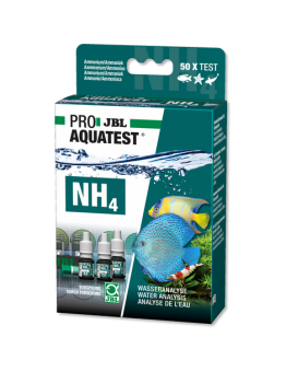 JBL Ammonium Test Reagens NH4 - Реагент тест измерващ нивото на амоняка в аквариум - 50 бр. теста