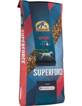 Cavalor Superforce Expert - балансирана храна за коне подложени на големи натоварвания в много малки интервали от време 20 кг.