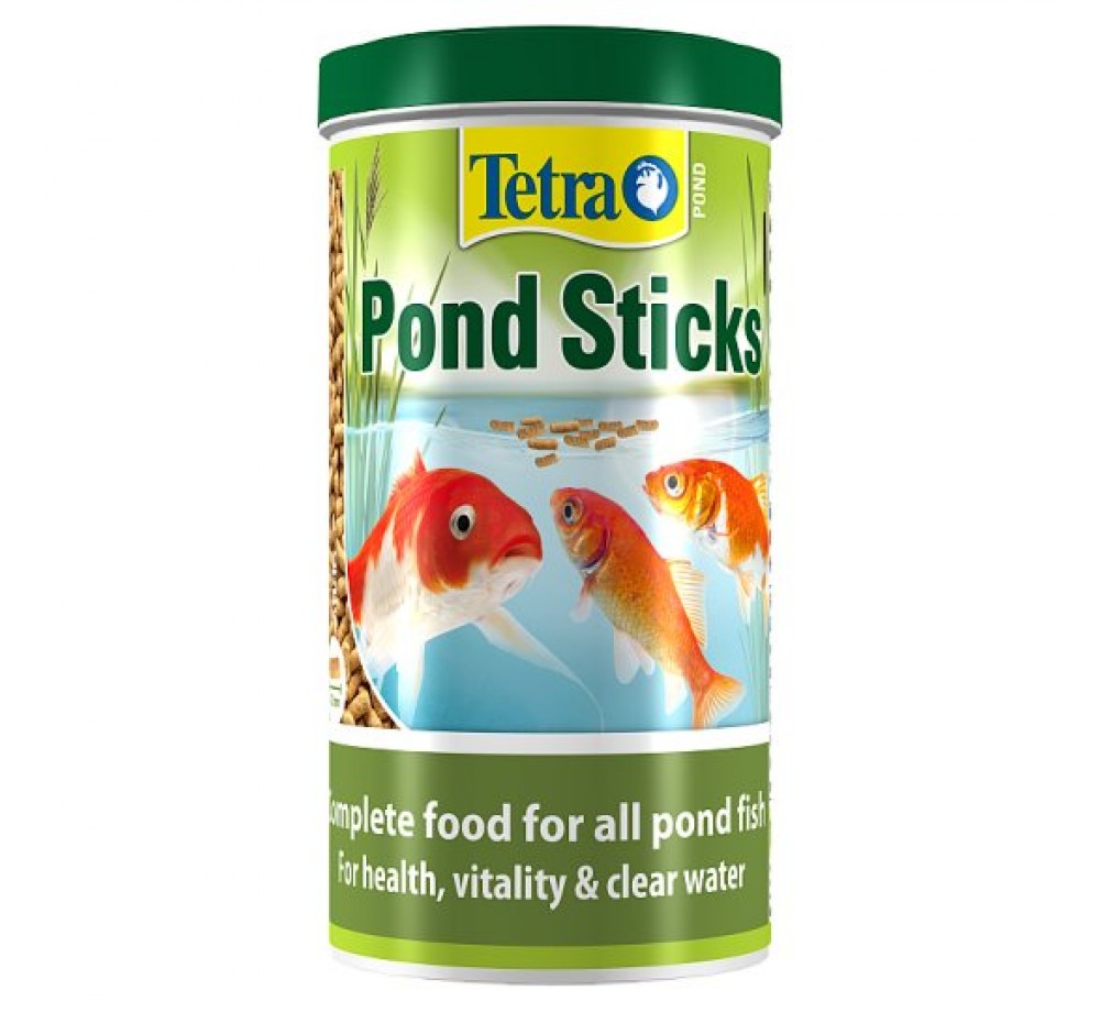 Tetra Pond Sticks - Пълноценна храна за ежедневно хранене на всички езерни риби над 15 см. - 1000 мл. - 100 гр.