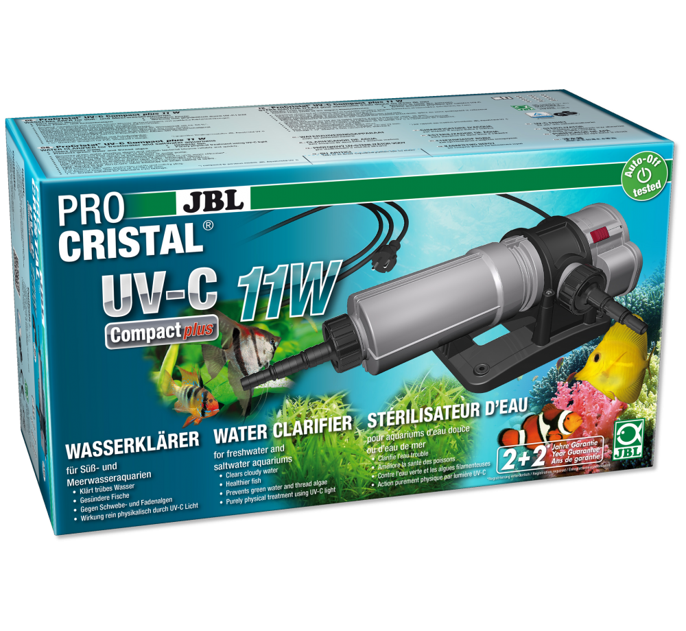 JBL ProCristal UV-C 11W - UV пречиствател на водата за големи сладководни и соленоводни аквариуми от 500 до 1000 л. и езера до 6000 л. - 6047100 JBL ProCristal UV-C 11W - UV пречиствател на водата за големи сладководни и соленоводни аквариуми от 500 до 1000 л. и езера до 6000 л. - 6047100