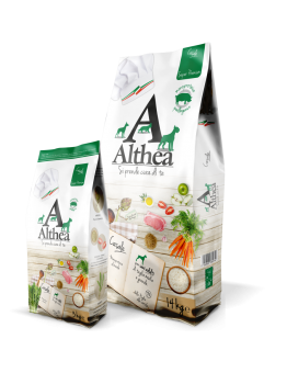 Althea Super premium Casale monoproteico e ipoallergenico al maiale - пълноценна храна за кучета средните и големи породи над една година със свинско месо, домати и ябълки - 14 кг.