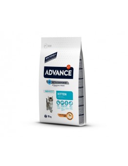Advance Cat Kitten  Chicken and Rise - високачествена храна за котенца от 2 до 12 месеца, за бременни, и за кърмещи котки с пиле и ориз - 10 кг.