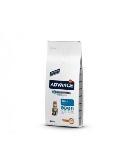 Advance Cat Adult Chicken and Rise - високачествена храна за котки над 1 година с пиле и ориз - 15 кг.