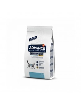 Advance Vet Diets Cat Gastro Sensitive - Специално разработена лечебна суха храна за котки над 1 година, със стомашно-чревни разстройства и екзокринна панкреатична недостатъчност - 1.5 кг.