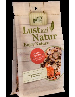 Bunny Lust auf Natur; Enjoy Nature - Витаминозна смес: „Наслади се на природата!“ Допълваща храна за декоративни зайчета и други гризачи - 50 гр.