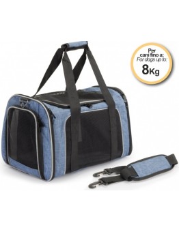 Camon - Denim - Транспортна чанта за домашни любимци - 42x25x25 см. - синя