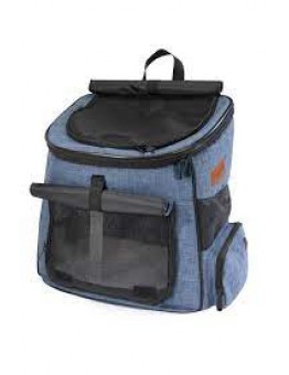 Camon - Camon Backpack Carrier Blue - Мека транспортна раница за домашни любимци. - 38x25x35h см.