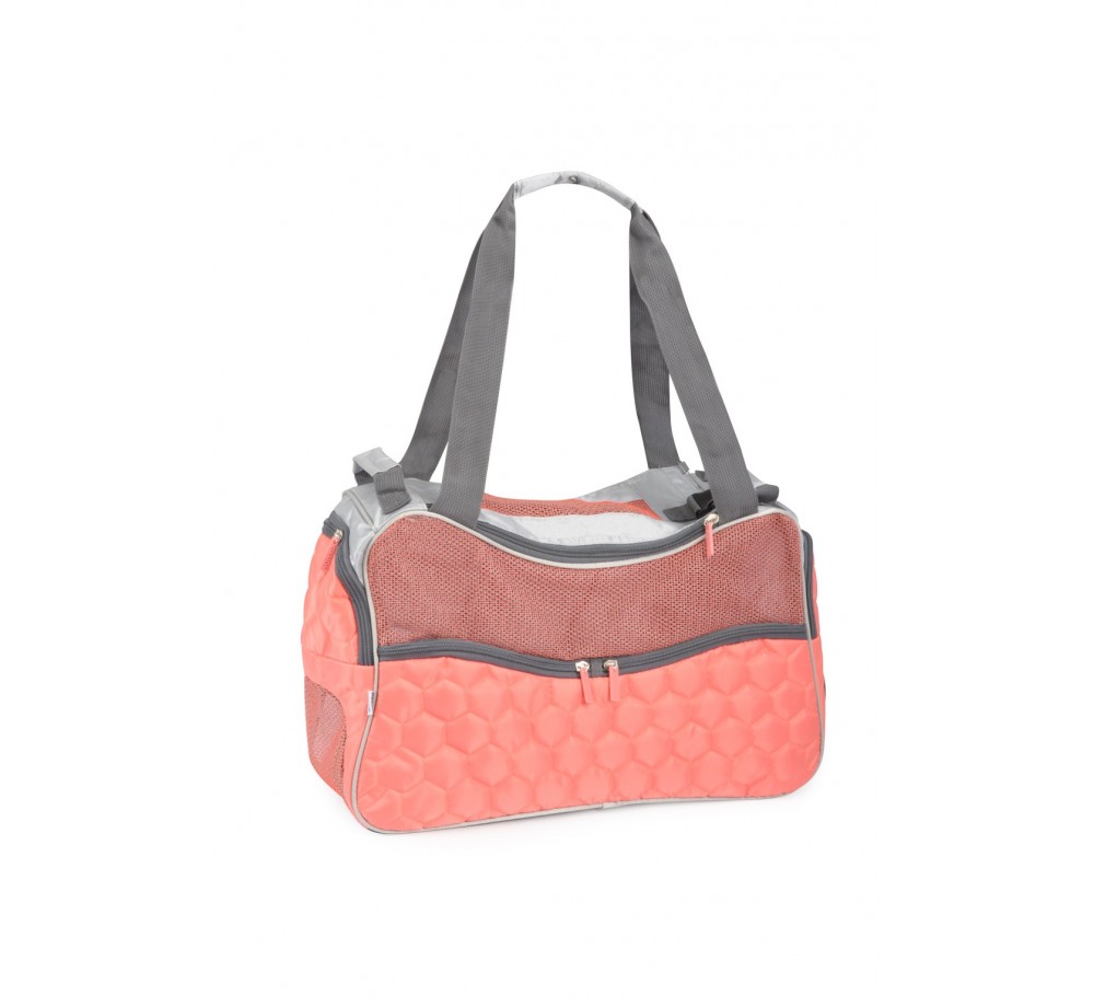 Camon "Salmon" - Чанта за домашни любимци до 6 кг. - 42x23x28 см. - цвят сьомга