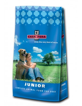 CASA FERA - Junior - Суха храна за млади кученца от всички породи с пиле, ориз и цвекло - 3 кг.
