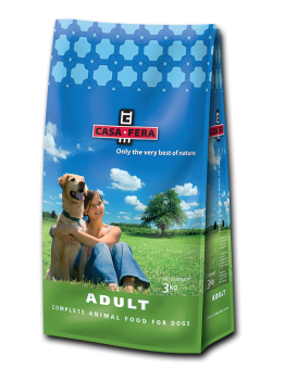 CASA FERA - Adult - Суха храна за израстнали кучета от всички породи с пиле, ориз и цвекло - 12.5 кг.