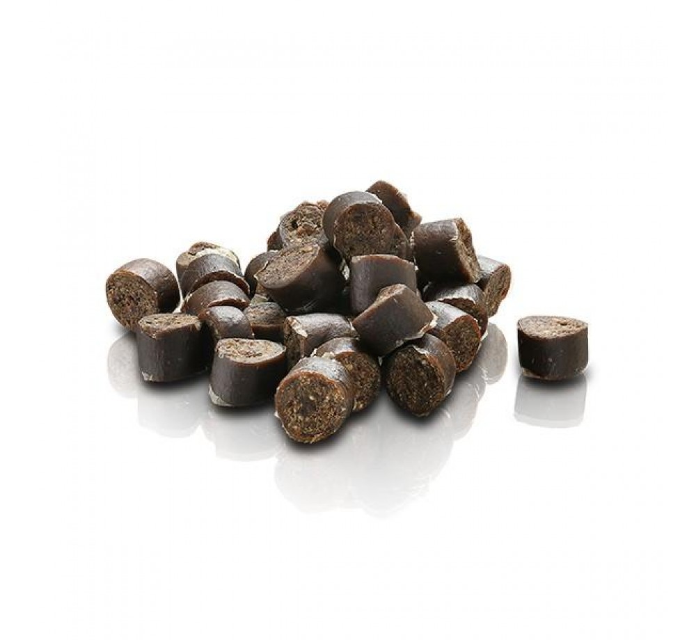 Essential Finest Sliced Venison Duck - премиум деликатесно лакомство за кучета с резанчета еленско и патешко месо - 110 гр.