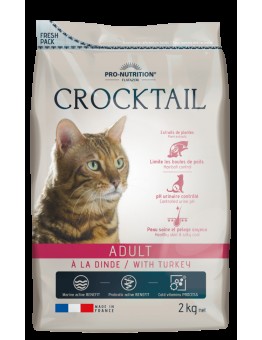 Flatazor Crocktail ADULT with Turkey - Пълноценна храна за пораснали котки С ПУЙКА - 2 кг.
