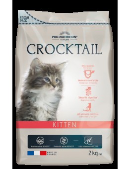 Flatazor Crocktail KITTEN - Пълноценна храна за малки котенца, за женски котки в края на бременността и в период на кърмене - 2 кг.