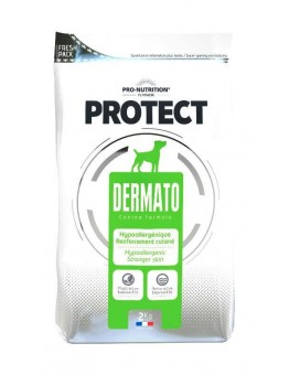 Flatazor Pro-Nutrition Protect Dermato - Пълноценна, високо протеинна (65%), диетична храна за кучета с дерматологични нарушения и кожни проблеми над 1 година с патешко месо - 2 кг.