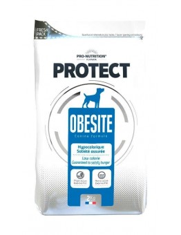 Flatazor Pro-Nutrition Protect Obesite - Пълноценна, високо протеинна (75%),диетична храна за кучета с наднормено тегло над 1 година,с ниска калоричност, с патица, пуйка и свинско месо - 2 кг.