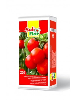 Suli flor TOMATO soil - Торфен субстрат за разсад домати - 20 л.