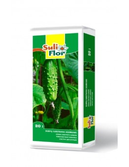 Suli flor Cucumber Soil - Торфен субстрат за разсад краставици - 20 л.