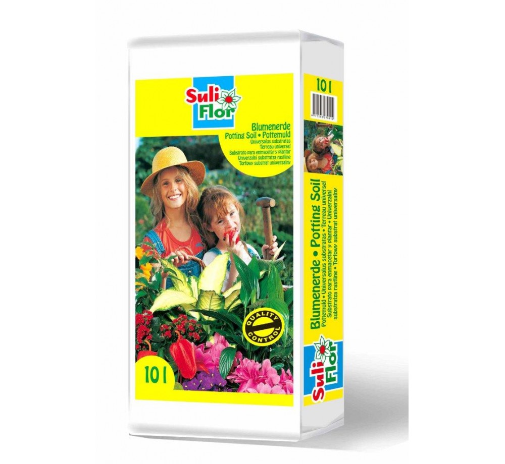 Suli flor UNIVERSAL SUBSTRATE Soil - Торфен субстрат за саксийни растения - 10 л.