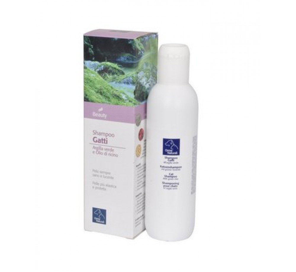 Camon - Orme Naturali - Шампоан за котки със зелена глина за блестяща, мека и естествено защитена козина - 200 ml. Camon - Orme Naturali - Шампоан за котки със зелена глина за блестяща, мека и естествено защитена козина - 200 ml.