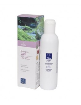 Camon - Orme Naturali - Шампоан за котки със зелена глина за блестяща, мека и естествено защитена козина - 200 ml.