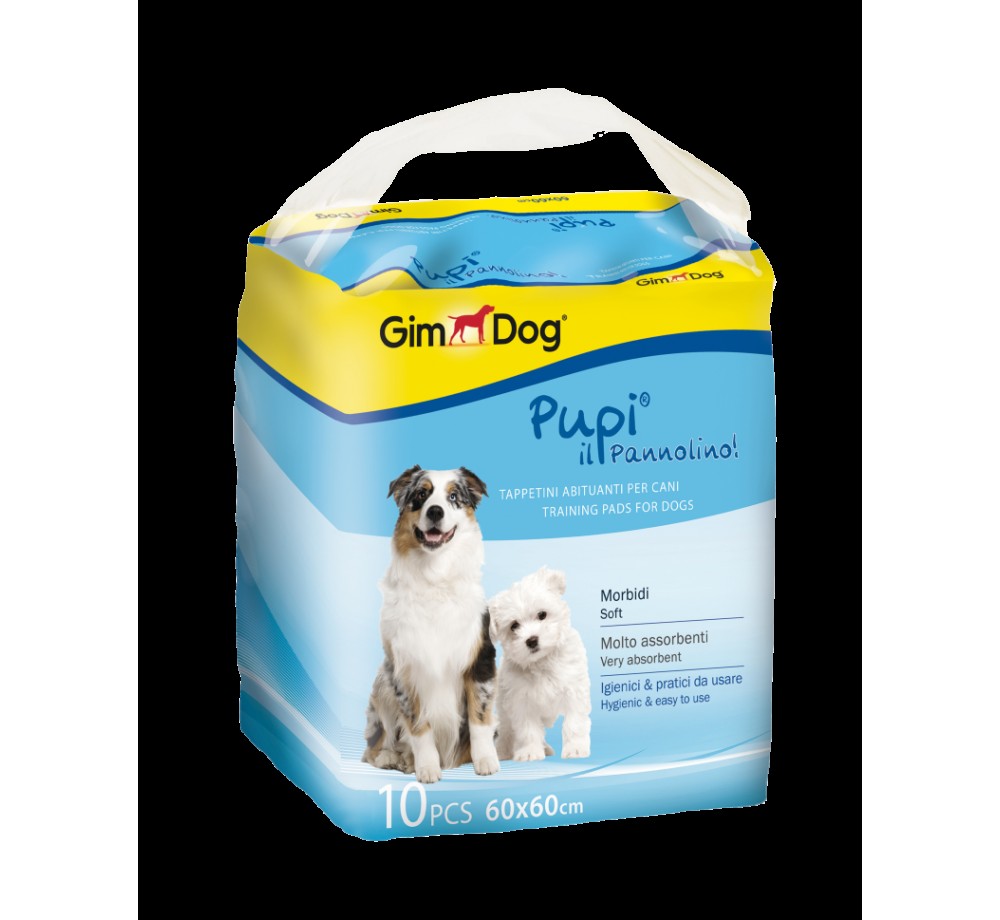 GimDog Pupi - Кучешки пелени - 60х60 см. - 10 бр. GimDog Pupi - Кучешки пелени - 60х60 см. - 10 бр.