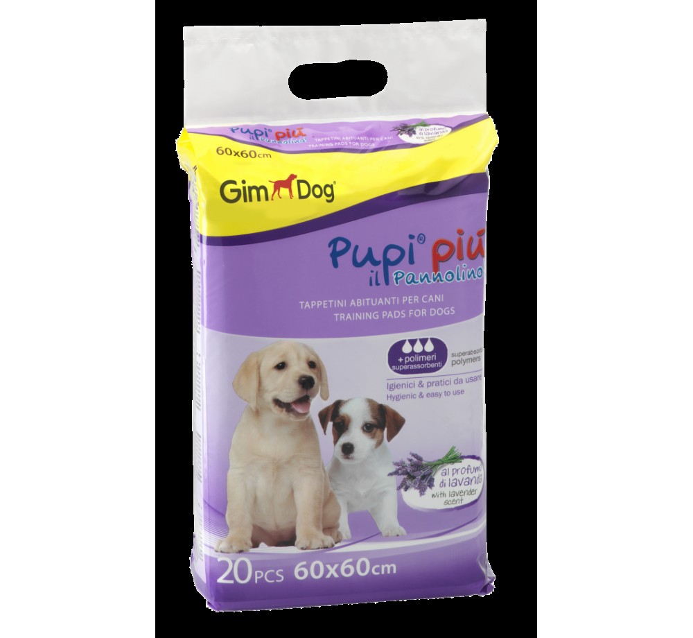 GimDog Pupi - Кучешки пелени - 60х60 см. - 20 бр. GimDog Pupi - Кучешки пелени - 60х60 см. - 20 бр.