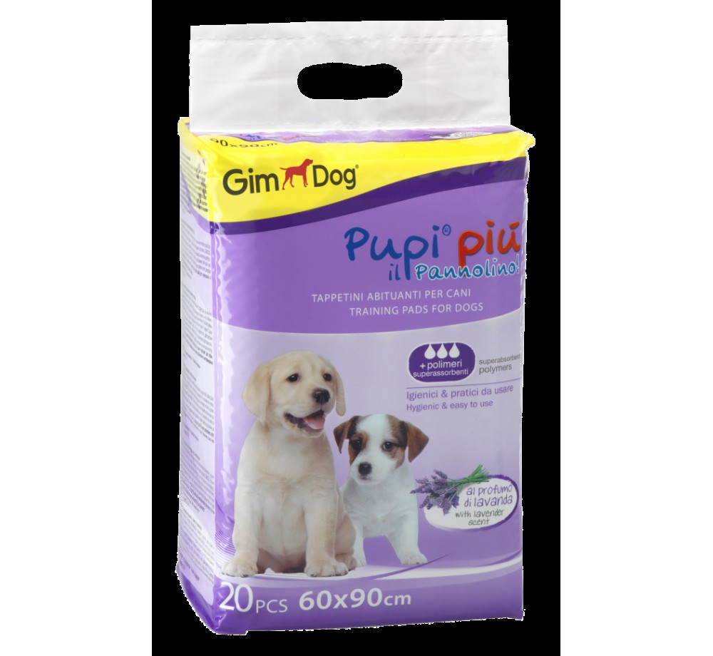 GimDog Pupi - Кучешки пелени - 60х90 см. - 20 бр. GimDog Pupi - Кучешки пелени - 60х90 см. - 20 бр.