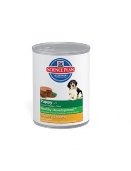 Hills - Science Plan Puppy Chicken - високо качествена за подрастващи кученца до 1 година от всички породи с пилешко месо - 370 гр.
