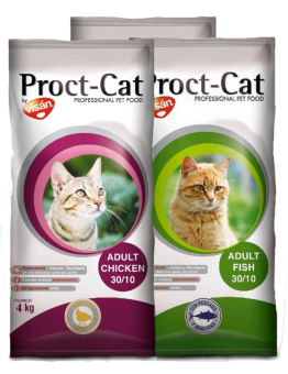Visan Proct Cat Fish - пълноценна храна с риба за котки над 12 месеца - 20 кг.