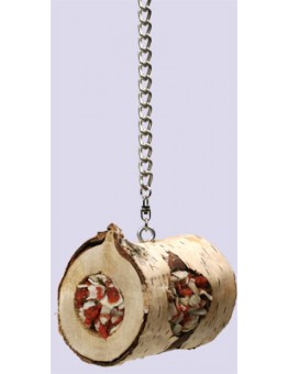 JR Farm Holzrolle - Изцяло натурално дървено руло, пълно с вкусен кокос и сушени моркови