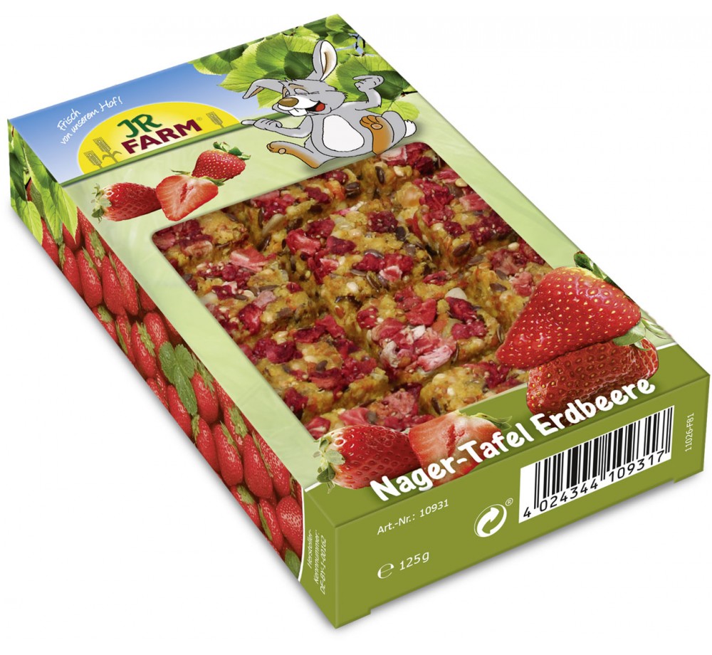 JR Farm - Специалитет, лакомство - Ягодови парчета за гризачи  - 125 гр.
