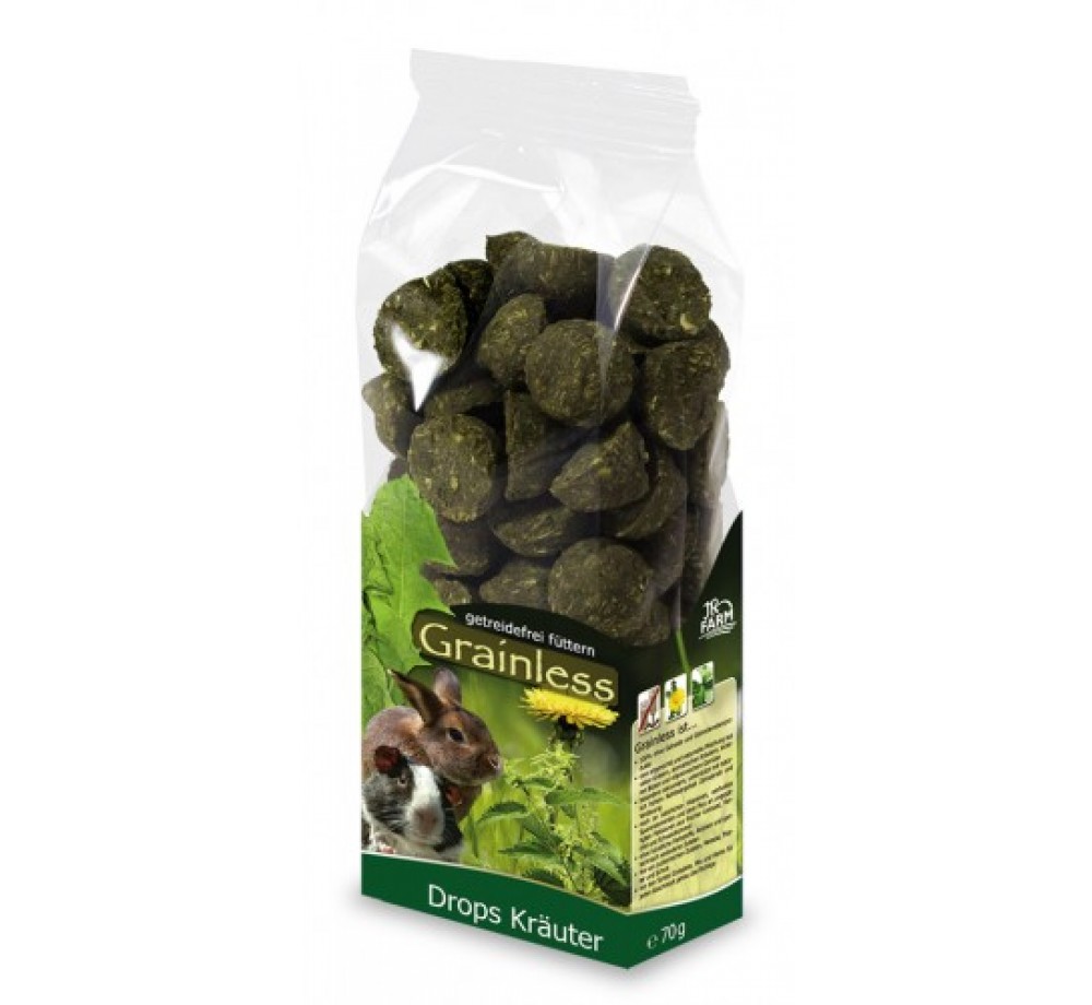 JR Farm - Grainless дропс с билки за гризачи - 0.140 кг.