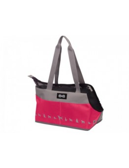 Nobby - Tasche "KAIMAN Daily" - Транспортна чанта за домашни любимци - 41x21x27 см. - сиво/розово