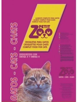 PETIT ZOO CAT MIX 3 COLOR - Суха храна за котки над 1 година - микс - 20 кг.