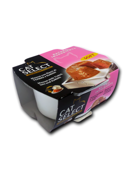 Cat Select - ПАСТЕТ - РИБА ТОН И РАЦИ - 0.100 кг.