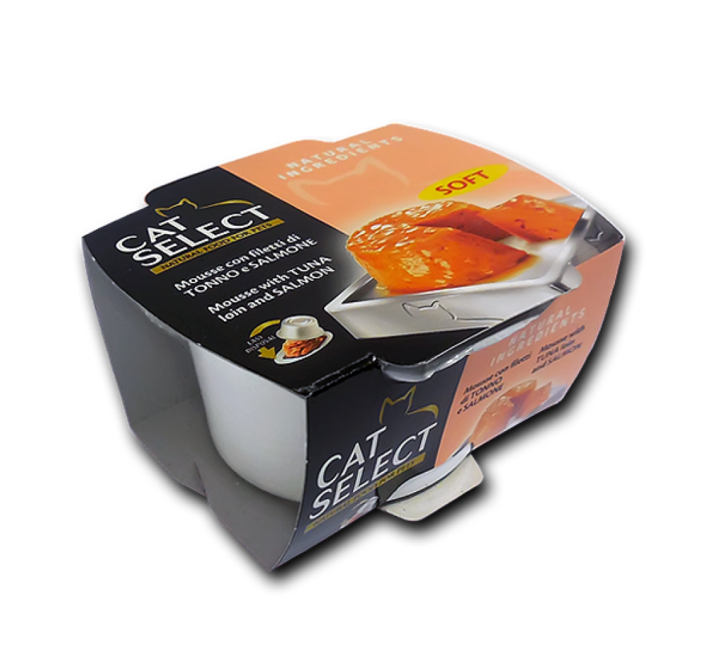 Cat Select - ПАСТЕТ - РИБА ТОН И СЬОМГА - 0.100 кг. Cat Select - ПАСТЕТ - РИБА ТОН И СЬОМГА - 0.100 кг.