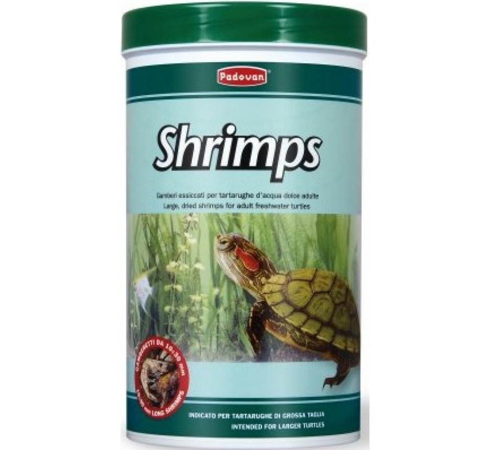 Padovan Shrimps - кралски скариди за костенурки  - 1000 мл. , 0.150 кг.