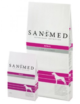 Sanimed - RENAL - лечебна храна за кучета над 1 година с проблемни бъбреци - 12.5 кг.